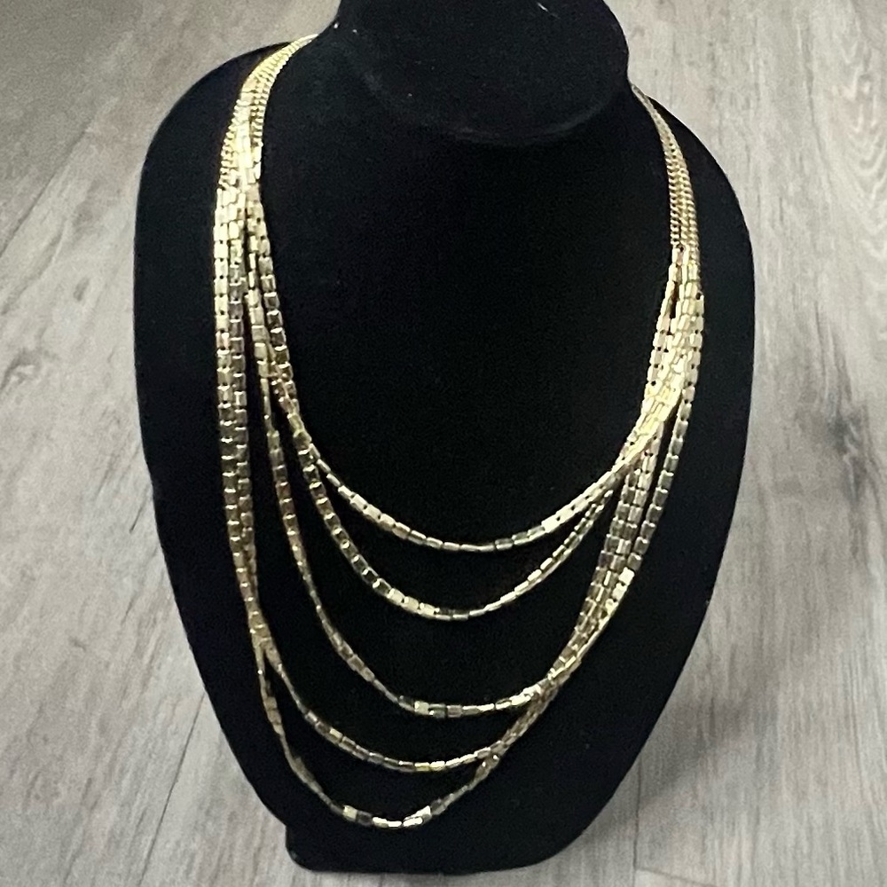 Multilayer Necklace Box Chain - Picture 3 of 5